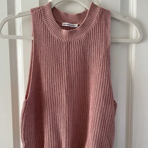 Cropped Tank Sweater